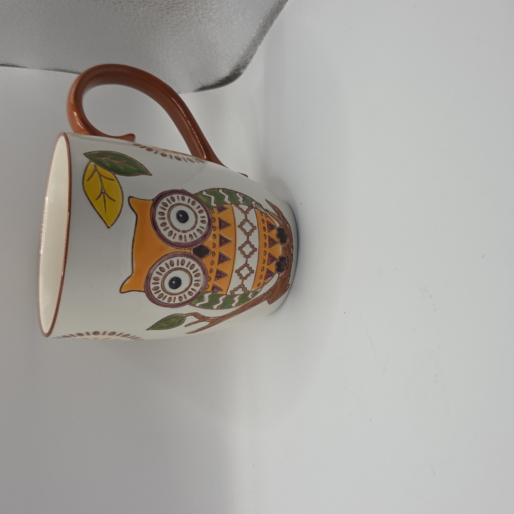 Owl Coffee Mug. 3 Dimensional  Vintage
